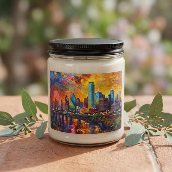 Dallas Skyline Soy Candle
