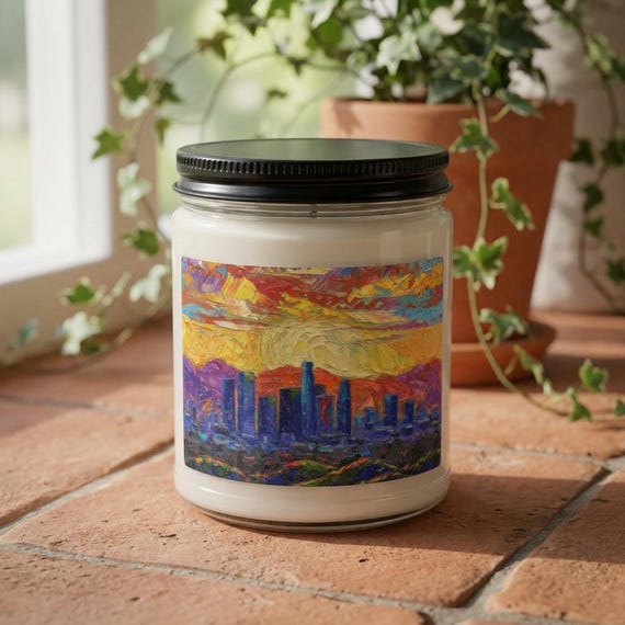 Los Angeles Skyline Soy Candle