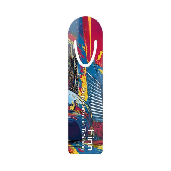 Chicago Comic Style Metal Bookmark
