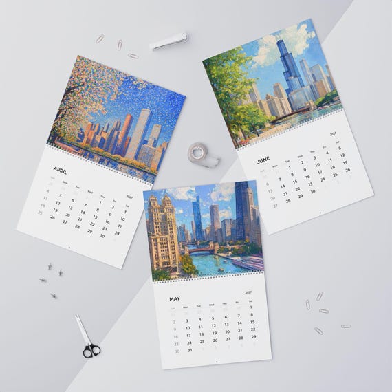Chicago 2027 Wall Calendar