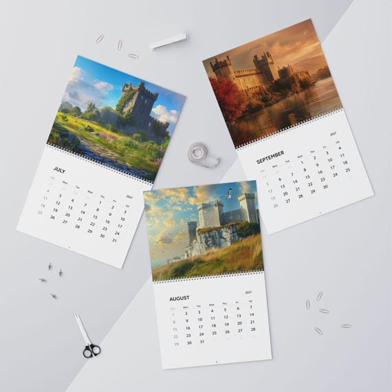 Medieval Castle 2027 Wall Calendar